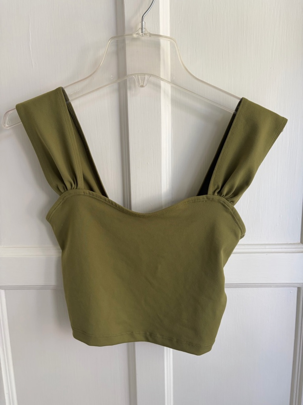 Abercrombie & Fitch Green Crop Tank